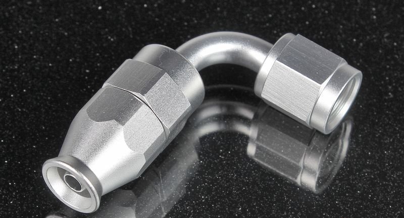 Фитинг AN4 90°, под тефлоновый шланг PTFE