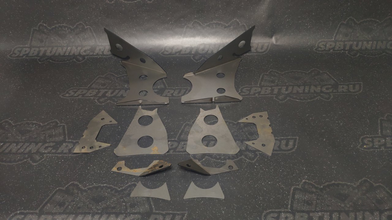 Вварные пластины усиления заднего подрамника для nissan silvia s14 s15 Tuningtoys