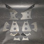 Вварные пластины усиления заднего подрамника для nissan silvia s14 s15 Tuningtoys