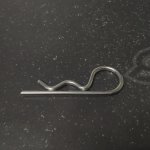 Шплинт игольчатый d 4.0 (для отверстия 4,5 мм.) полукольцо, нерж сталь А2