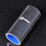 Патрубок силиконовый 34 мм, прямой, L=100, 4 слоя армировки, чёрный