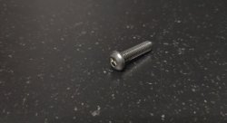 Винт с полукруг. головкой M6 x 25 нерж. сталь (A2)