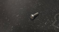 Винт с полукруг. головкой M5 x 16 нерж. сталь (A4)