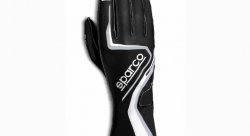 Перчатки для картинга SPARCO RECORD, черный/белый, размер 11