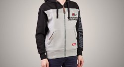 Худи DRIFT UNIT, черно-серая, на молнии, размер S