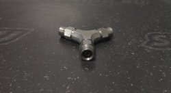 Тройник Y -3 D (шланг D-03 - шланг D-03 - шланг D-03) нерж. сталь