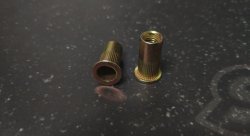 Заклепка-гайка М6 удлиненная, плоский буртик, цинк