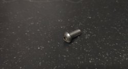 Винт с полукруг. головкой  и внутр. шестигранником M6 x 16 нерж. сталь (A2)