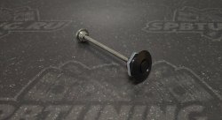 Замок капотный 30мм - черный