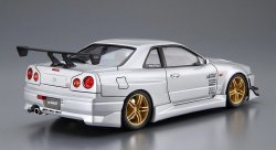 Сборная модель  Aoshima C-WEST BNR34 SKYLINE GT-R 2002