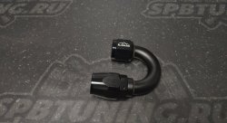 Фитинг AN10 180°, 20 серия Cutter Style, BLACKROCK LAB