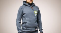 Худи "Iron Heart", серая, размер M