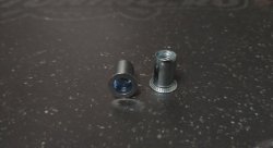 Заклепка-гайка М6, потайной буртик, цинк