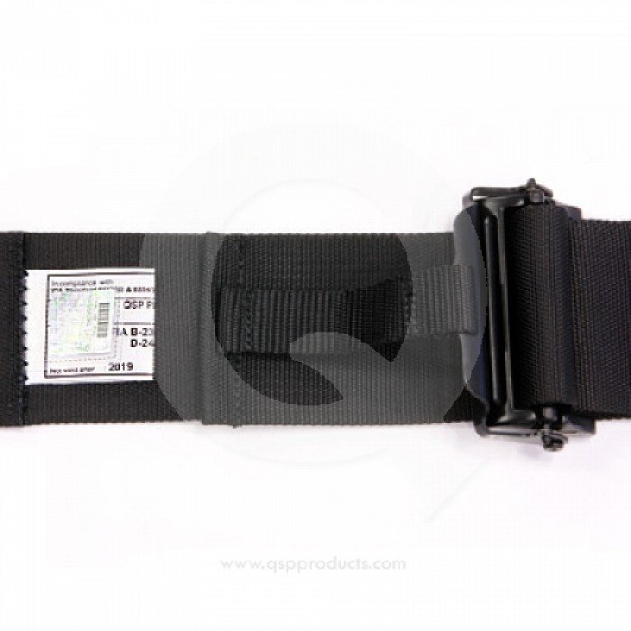 Ремни безопасности QSP Pro-Plus 6-ти точечные, черные, с омологацией