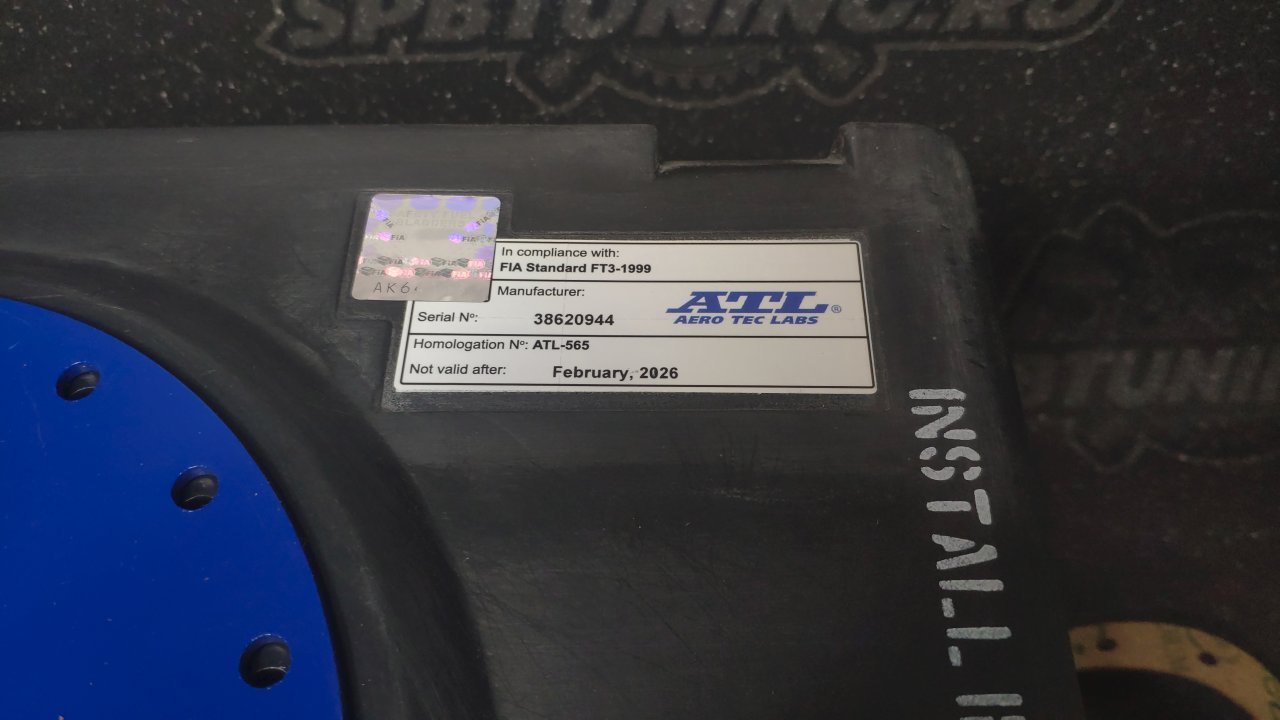 ATL бак топливный омологированный 8 галлонов