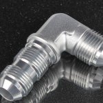 Фитинг в перегородку AN8  90° 