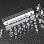 Пневмо разветвитель, алюминиевый, хром (Vacuum / Boost Block) AUTOBAHN88 