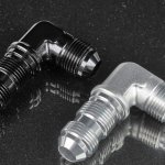 Фитинг в перегородку AN8  90° 