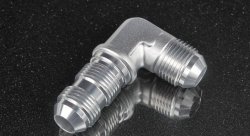 Фитинг в перегородку AN8  90° 