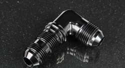Фитинг в перегородку AN8  90° 