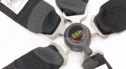 Ремни безопасности QSP Pro-Plus 6-ти точечные, черные, с омологацией