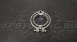 V-band хомут с фланцем 44мм tial style (с проточкой) вход