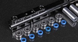 Топливная рейка Toyota 2JZ, черная AB88