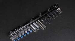 Топливная рейка Toyota 2JZ, черная AB88