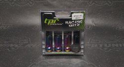 TPI гайки спортивные стальные 45мм М12*1.50 4шт радуга