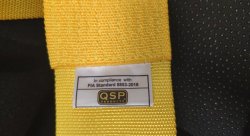 Ремни безопасности QSP Pro-Plus 6-ти точечные, желтые, с омологацией