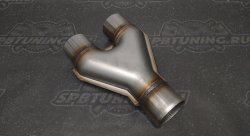 Переходник выхлопных систем Magnaflow style (Y-pipe) 57ммх2 - 63мм