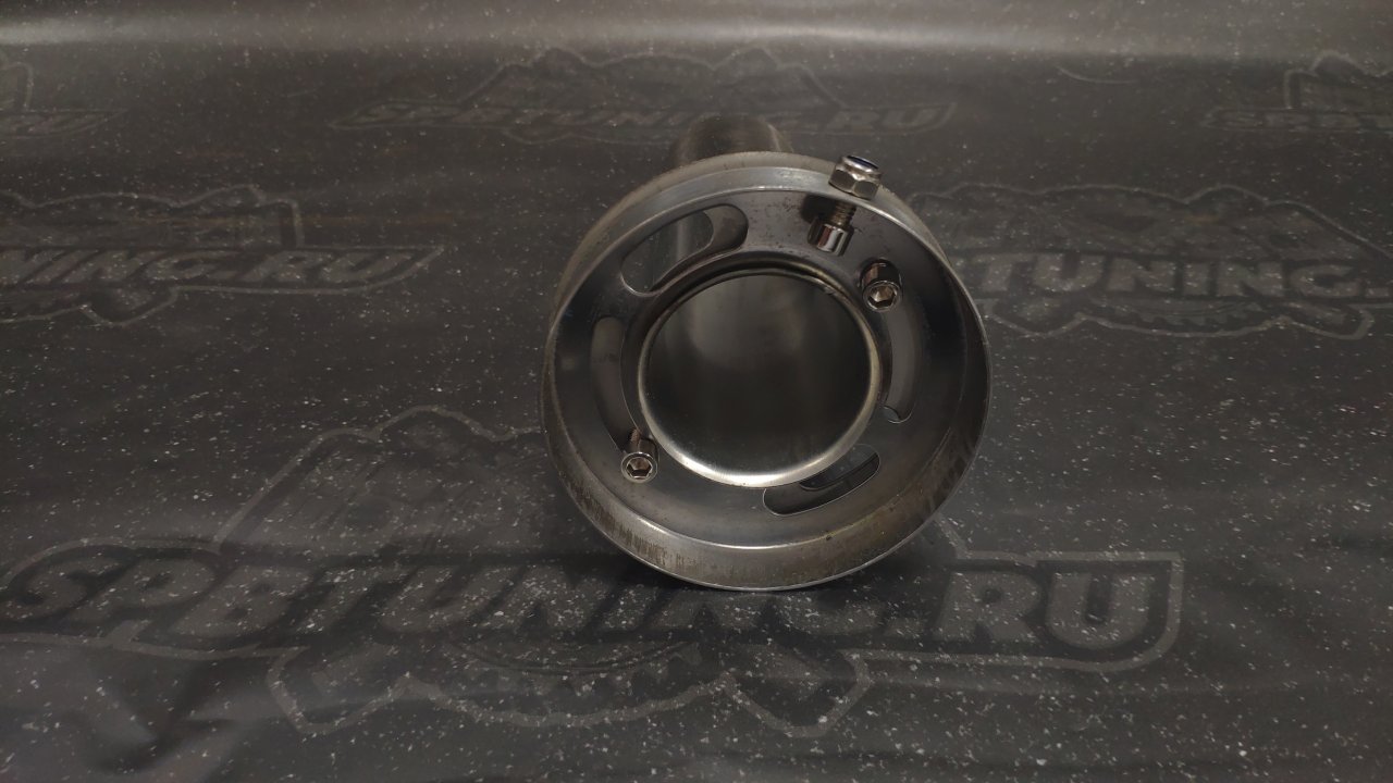 Флейта бочки глушителя 100мм c регулировкой универсальная