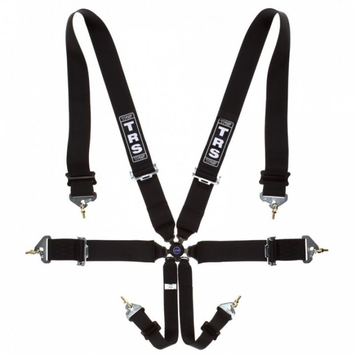 Ремни безопасности для автоспорта (FIA 8853-2016) TRS Magnum 6 точек 3", черные