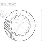 Ротор тормозного диска 380*28mm, DC Brakes , правый (Brembo, JBT)
