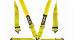 Ремни безопасности для автоспорта (FIA 8854/98) TRS Magnum 4 точки 3", жёлтые