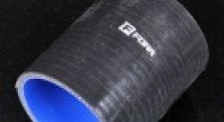 Патрубок силиконовый 89 мм, L=100 мм, 4 слоя армировки, чёрный