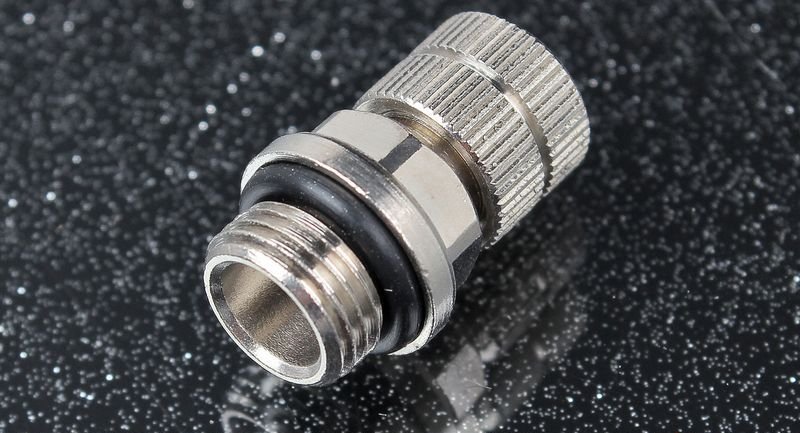 AQUAMIST Фитинг адаптер обжимной для шланга 6 мм, под резьбу 1/8&quot; BSP, для водометанольной системы 806-397