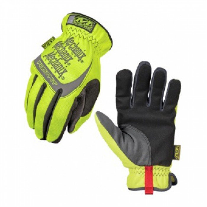 Перчатки механика Mechanix FASTFIT SAFETY, желтые, размер XL