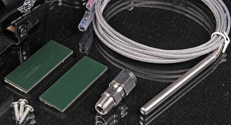 Датчик температуры выхлопных газов 37 мм EGT (красная подсветка) 