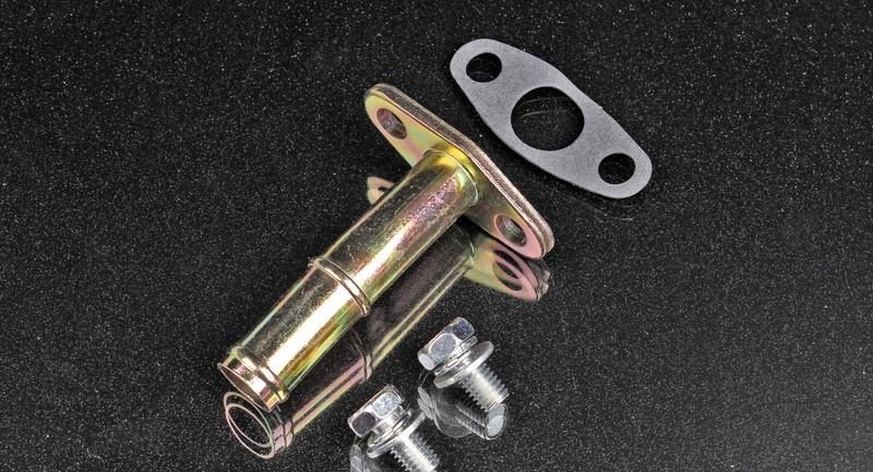 Фланец слива с турбины Garrett GT25 GT28 GT30 GT35 под шланг 