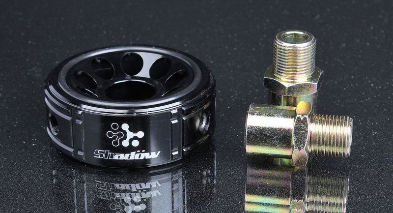 Проставка адаптер под масляный фильтр Toyota, Honda, Nissan, MMC, Subaru, черная