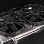 Диффузор для радиатора CSF Nissan Silvia S14/S15 под 2 вентилятора Spal 12" (305 мм) FCSPA01