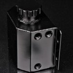 Маслоуловитель 1 литр, алюминиевый, черный 