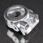 Проставка адаптер под масляный фильтр с термостатом,  - 3/4*16UNF GREDDY