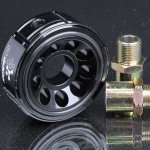 Проставка адаптер под масляный фильтр Toyota, Honda, Nissan, MMC, Subaru, черная