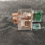 Реле 5-контактное прозрачное с предохранителем и светодиодом 40A 12V
