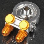 Проставка адаптер под масляный фильтр с термостатом,  - 3/4*16UNF GREDDY