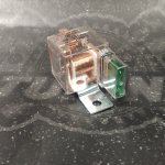 Реле 5-контактное прозрачное с предохранителем и светодиодом 40A 12V