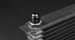 Радиатор масляный 300*270*50  19 рядов универсальный под шланг AN10 