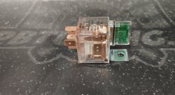 Реле 5-контактное прозрачное с предохранителем и светодиодом 40A 12V